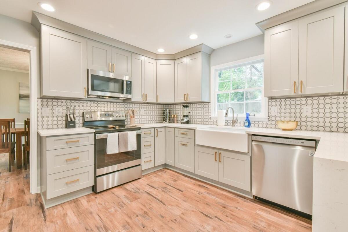 Cozy Home With Arcade, Ping Pong & Fenced Backyard Lawrenceville Bagian luar foto